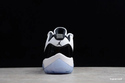 Hyperoad JORDAN LOW AIR BLACK RETRO MENS 11  WHITE 